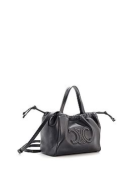 Céline Cuir Triomphe Cabas Drawstring Tote Leather Small (view 2)