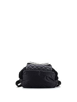 Chanel Coco Neige Front Pocket Backpack Shearling with Quilted Nylon Medium (view 2)