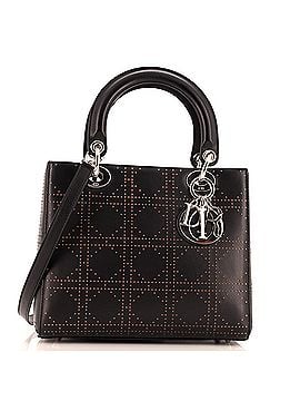 Christian Dior Lady Dior Bag Cannage Perforated Leather Medium (view 1)