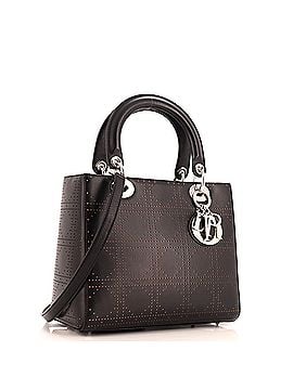 Christian Dior Lady Dior Bag Cannage Perforated Leather Medium (view 2)