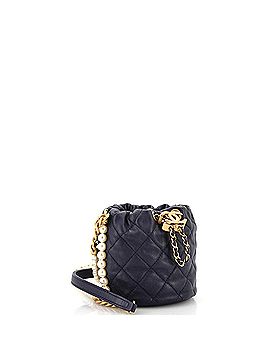 Chanel About Pearls Bucket Bag Quilted Calfskin Mini (view 2)