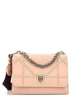 Christian Dior Diorama Chain Satchel Grained Leather Large (view 1)