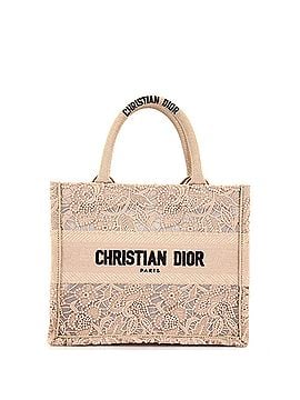 Christian Dior Book Tote Embroidered Lace Small (view 1)