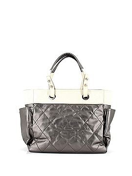 Chanel Biarritz Pocket Tote Quilted Coated Canvas Large (view 2)