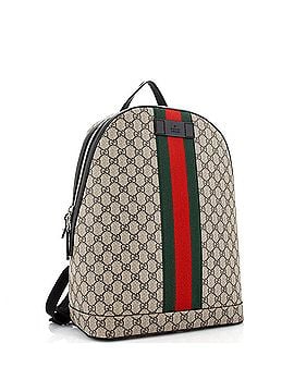 Gucci Web Backpack GG Coated Canvas Medium (view 2)