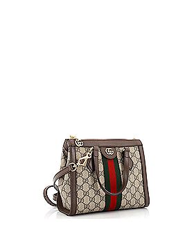 Gucci Ophidia Top Handle Tote GG Coated Canvas Small (view 2)