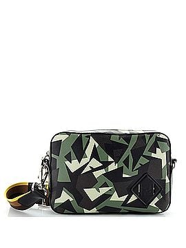 Fendi Camouflage Crossbody Messenger Bag Printed Leather (view 1)