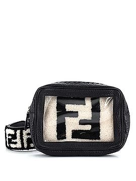 Fendi Selleria Camera Bag Leather with Shearling and PVC Small (view 1)