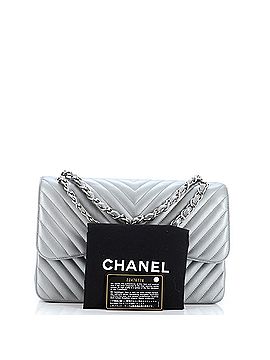 Chanel Classic Double Flap Bag Chevron Caviar Jumbo (view 2)