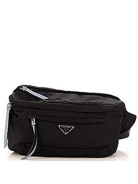 Prada Zip Pocket Waist Bag Tessuto with Studded Leather Medium (view 1)