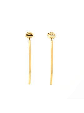 Tiffany & Co. T Wire Bar Earrings 18K Yellow Gold (view 1)