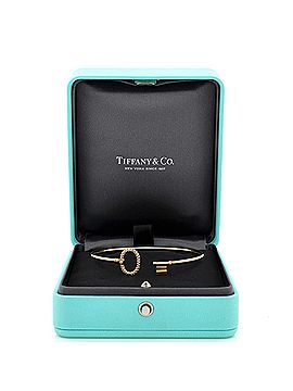 Tiffany & Co. Key Wire Bracelet 18K Yellow Gold with Pave Diamonds (view 2)