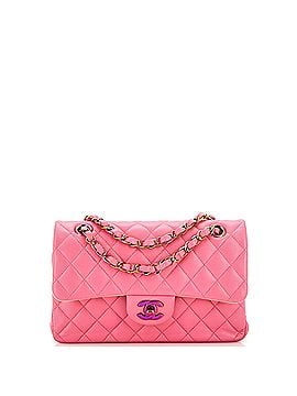Chanel Classic Double Flap Bag Quilted Lambskin with Rainbow Hardware Small (view 1)
