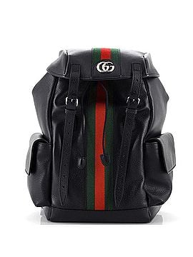 Gucci Ophidia Flap Backpack Leather Medium (view 1)