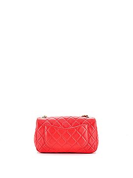 Chanel Pearl Samba Resin Chain Flap Bag Quilted Lambskin Mini (view 2)