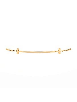 Tiffany & Co. T Smile Chain Bracelet 18K Rose Gold Medium (view 1)