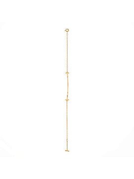 Tiffany & Co. T Smile Chain Bracelet 18K Rose Gold Medium (view 2)
