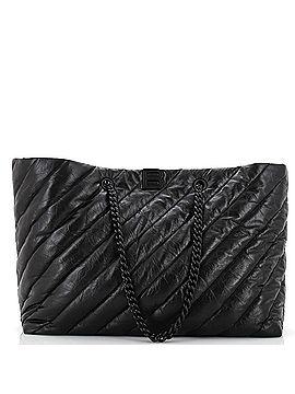 Balenciaga Crush Carry All Chain Tote Quilted Leather Large (view 1)