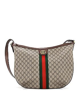 Gucci Ophidia Half Moon Hobo GG Coated Canvas Large (view 1)