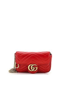 Gucci GG Marmont Square Flap Bag Matelasse Leather Mini (view 1)