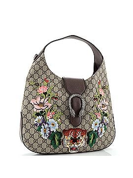 Gucci Dionysus Hobo Embroidered GG Coated Canvas Medium (view 2)