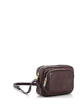 Burberry Camera Bag Monogram Embossed Leather Small (view 2)