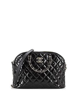 Chanel Coco Top Handle Shopping Bag Quilted Patent Small (view 1)