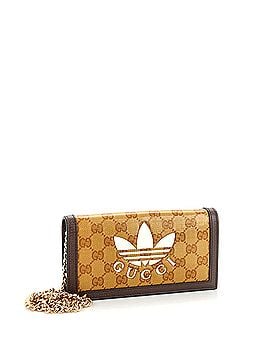 Gucci x adidas Wallet on Chain GG Coated Canvas (view 2)