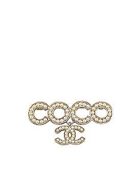 Chanel Coco Faux Pearl Brooch (view 1)