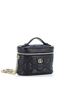 Gucci Top Handle Vanity Chain Bag GG Embossed Matelasse Leather Mini (view 2)
