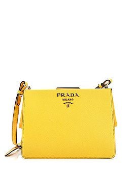 Prada Light Frame Shoulder Bag Saffiano Leather Small (view 1)