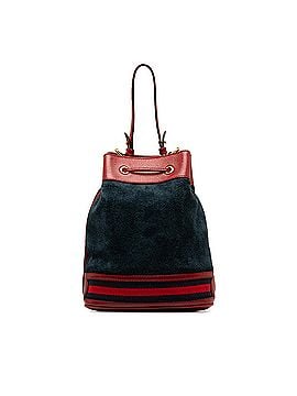 Gucci Small Suede Web Ophidia Bucket (view 2)