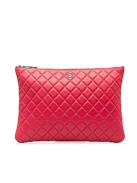 Chanel Quilted O Case Clutch (view 1)