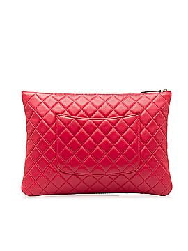 Chanel Quilted O Case Clutch (view 2)