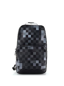 Louis Vuitton Avenue Sling Bag Limited Edition Damier Graphite Pixel (view 1)