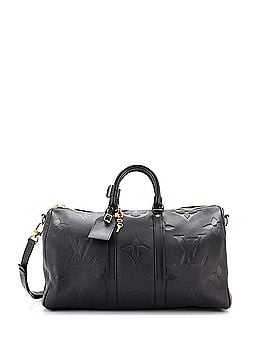 Louis Vuitton Keepall Bandouliere Bag Monogram Empreinte Giant 45 (view 1)