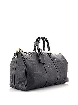 Louis Vuitton Keepall Bandouliere Bag Monogram Empreinte Giant 45 (view 2)