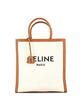 Céline Vertical Cabas Tote Canvas with Leather Large (view 1)