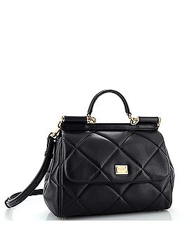 Dolce & Gabbana Miss Sicily Bag Quilted Leather Medium (view 2)