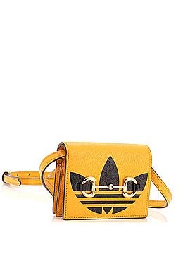 Gucci x adidas Horsebit Flap Card Case on Strap Leather (view 2)