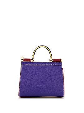 Dolce & Gabbana Miss Sicily Bag Lizard Embossed Leather Small (view 2)