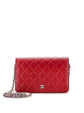 Chanel Pearl Strap Wallet on Chain Quilted Lambskin (view 1)