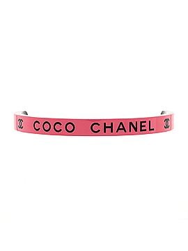 Chanel Coco Logo Choker Chain Necklace Resin and Metal (view 1)