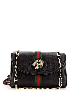 Gucci Rajah Web Chain Shoulder Bag Leather Small (view 1)