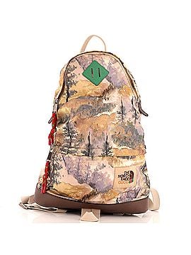 Gucci Gucci x The North Face Zip Backpack Printed Nylon Medium (view 1)