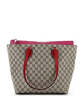 Gucci Linea A Zip Tote GG Coated Canvas Medium (view 1)