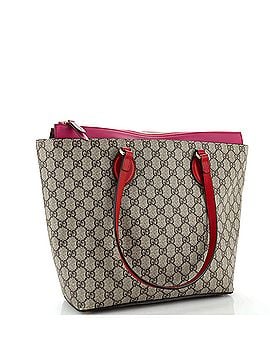 Gucci Linea A Zip Tote GG Coated Canvas Medium (view 2)