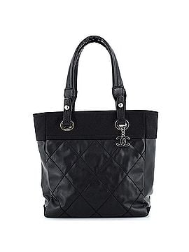 Chanel Biarritz Tote Quilted Coated Canvas Small (view 1)