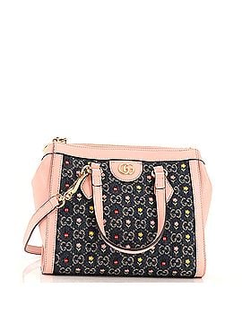 Gucci Ophidia Top Handle Tote Printed GG Denim Small (view 1)