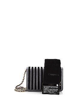 Chanel Paris-Hamburg Wallet on Chain Velvet Striped Leather (view 2)